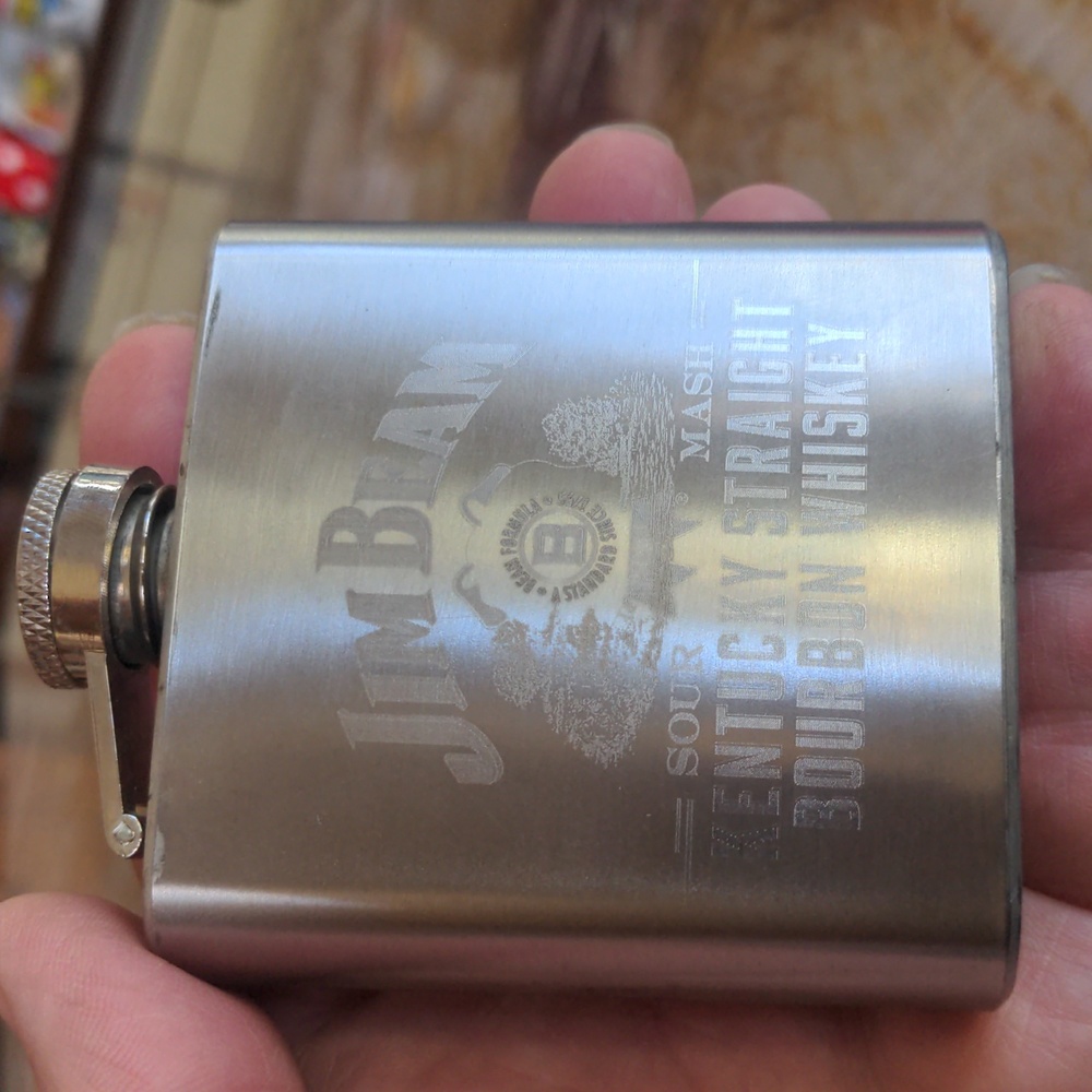 Jim Beam Whisky Flask